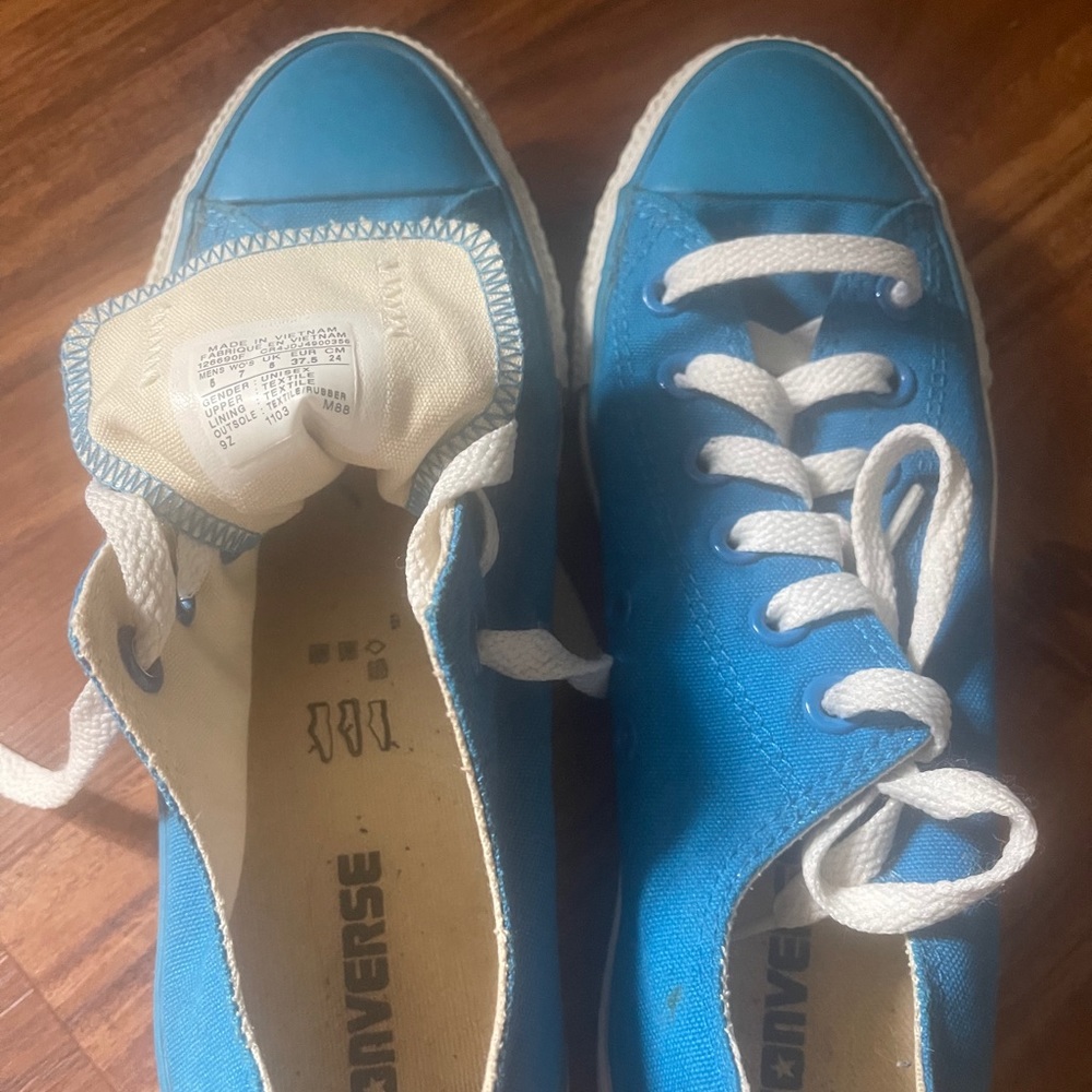 Blue Converse